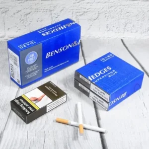 Benson & Hedges | 200 Superkings Blue Cigarettes Brand – Benson & Hedges Type – Blue Size – Superking Quantity – 200 cigarettes, 10 packs – One Sleeve