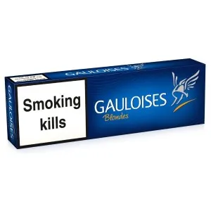 GAULOISES BLONDES BLUE 1 CTN= 10 PKS, 200 CIGG