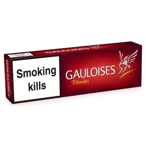 GAULOISES BLONDES BLUE 1 CTN= 10 PKS, 200 CIGG