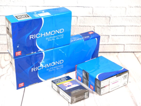 Richmond Original (Real Blue) Superking - 20 Packs of 20 cigarettes (400)