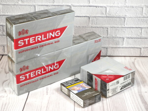 Sterling Red Superking - 20 Pack of 20 Cigarettes (400)